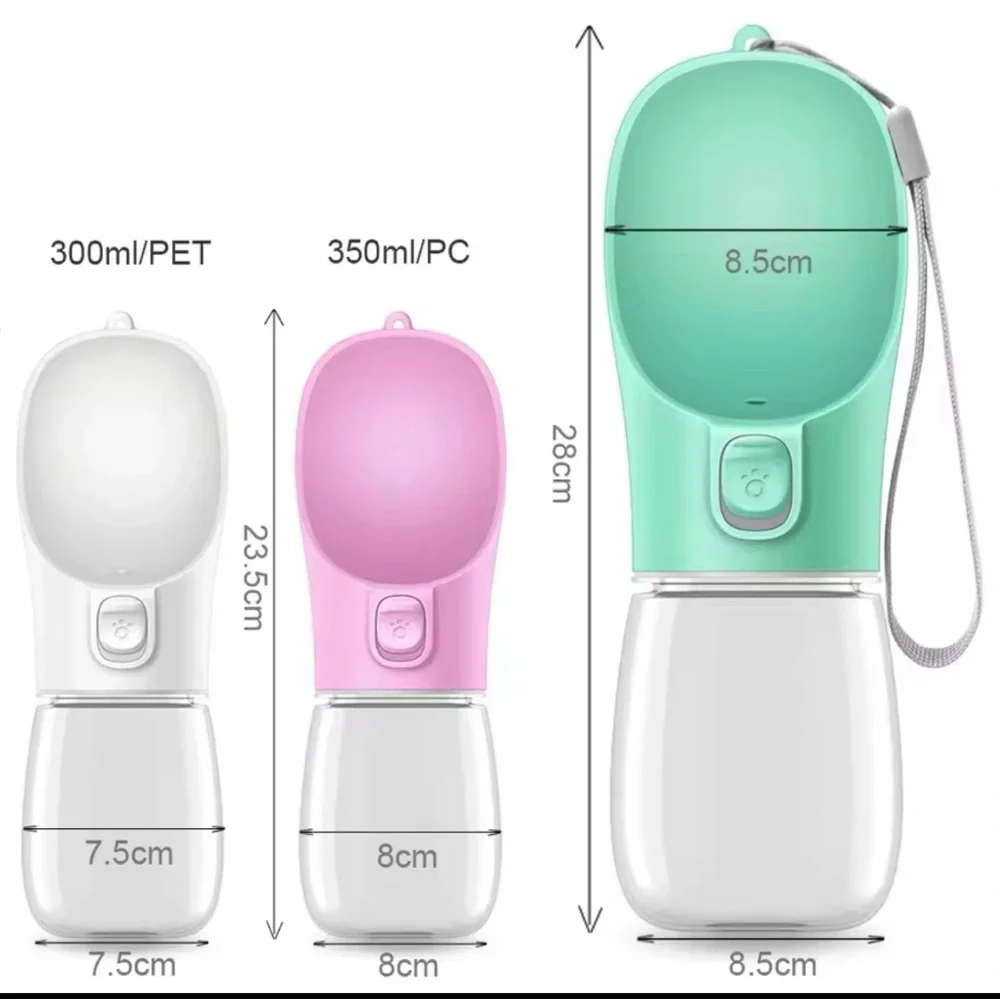 Leak-Proof Portable Dog Water Bottle – Travel Pet Hydration Dispenser